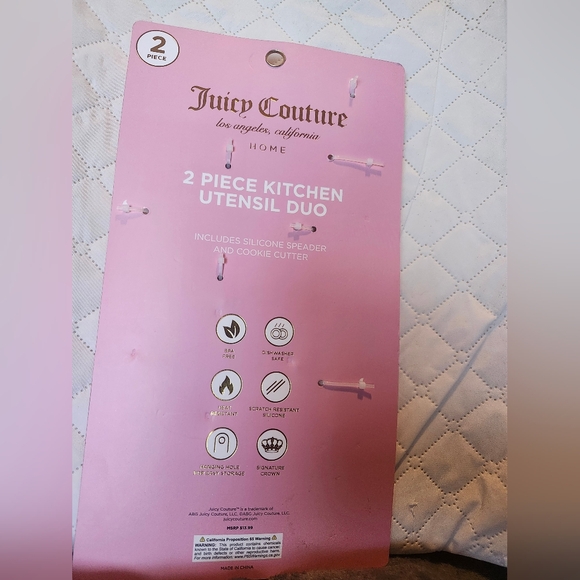 Juicy Couture Pink and Gold Kitchen Utensil Set - Picture 4 of 4